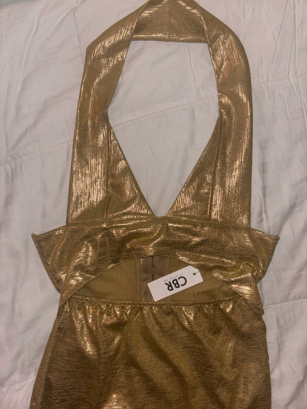 L Gold Dress
